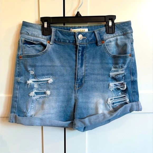 Wax Jeans Co. Sustainable Denim Shorts Size Large - Picture 1 of 4
